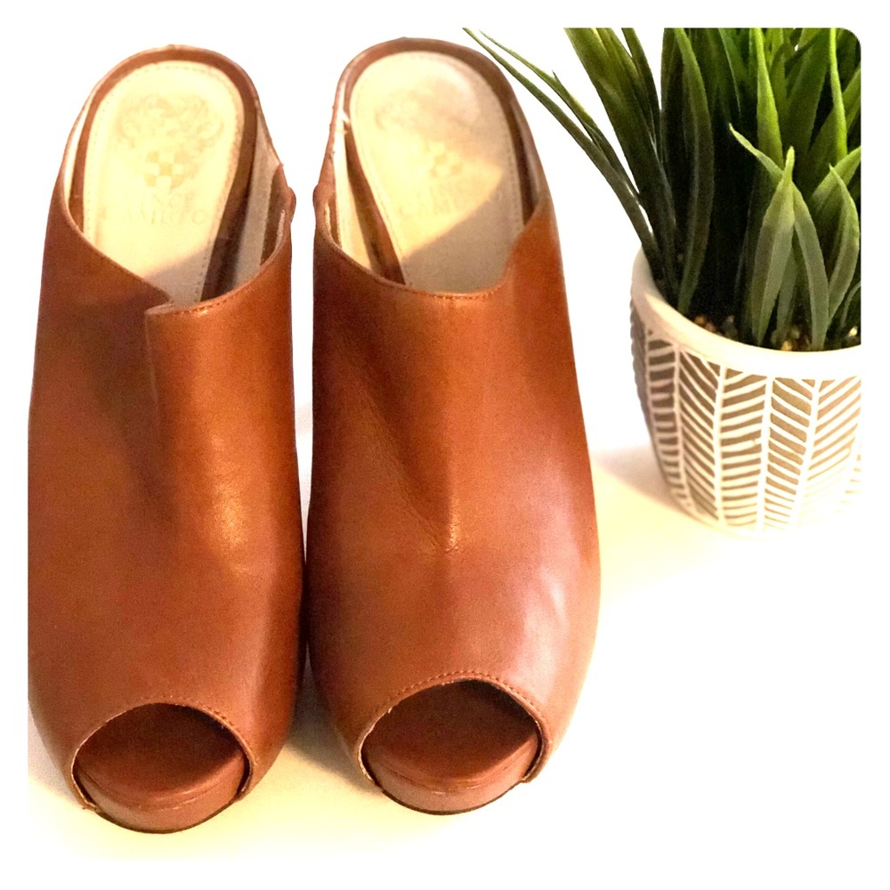 Vince Camuto Open Toe Mules Platform